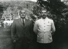 Лаврентий Берия и Йосиф Сталин